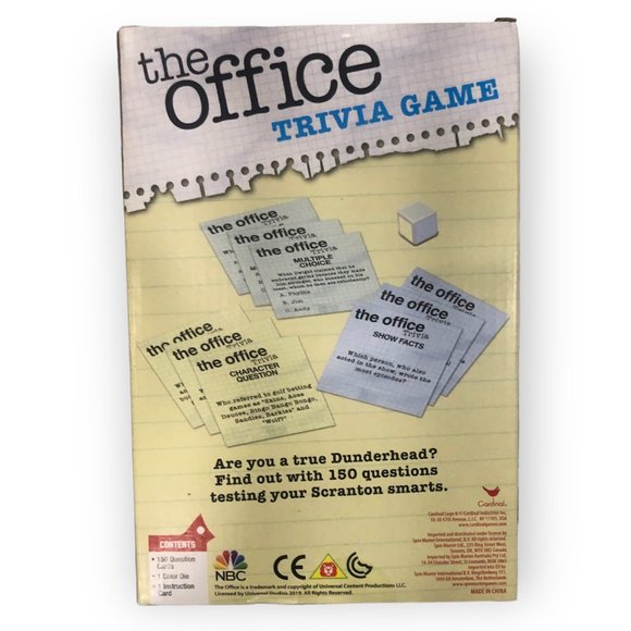 NEW - The Office Trivia Game 2+ Players Card Boardgame Cardinal NBC - Picture 2 of 2